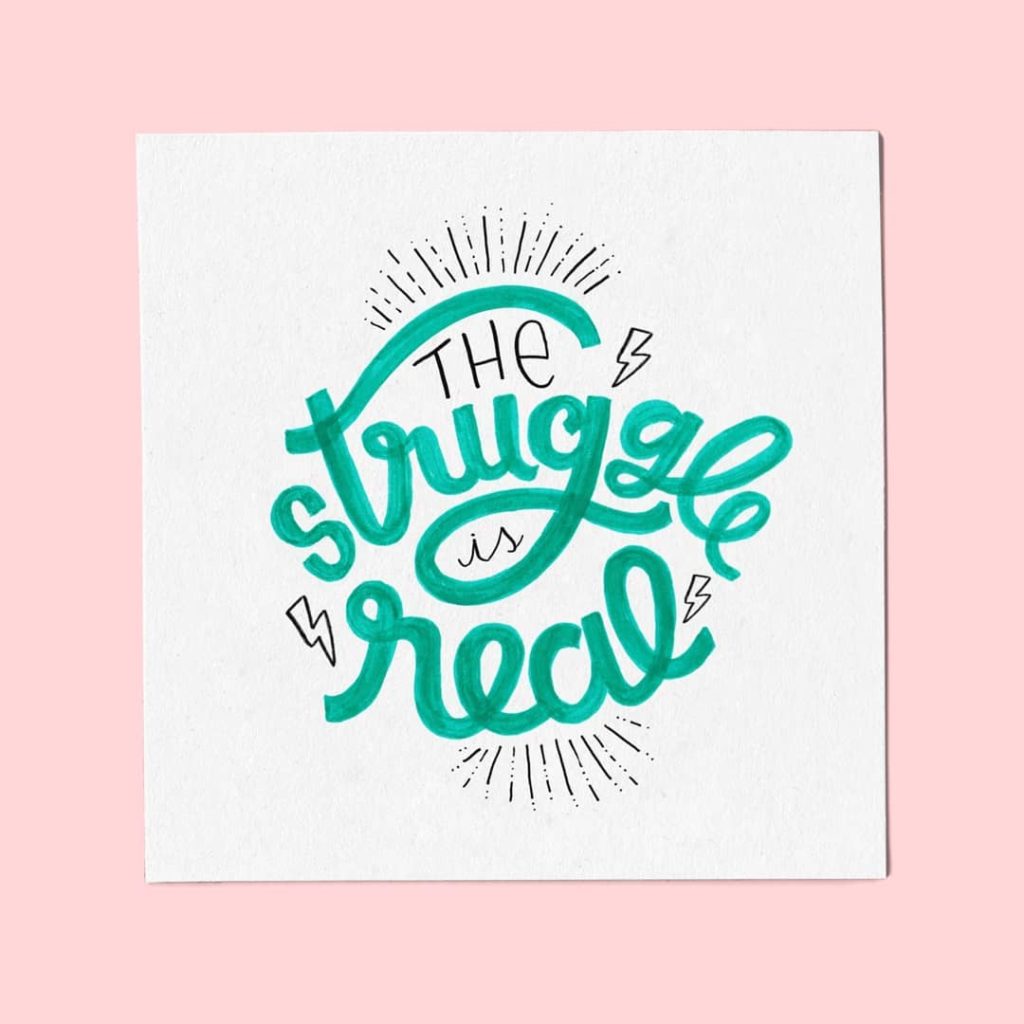 the struggle is real – depridisco