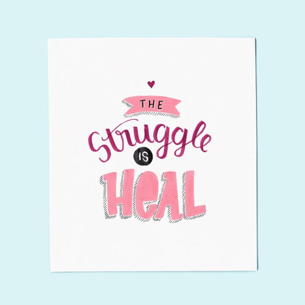the struggle is heal – depridisco